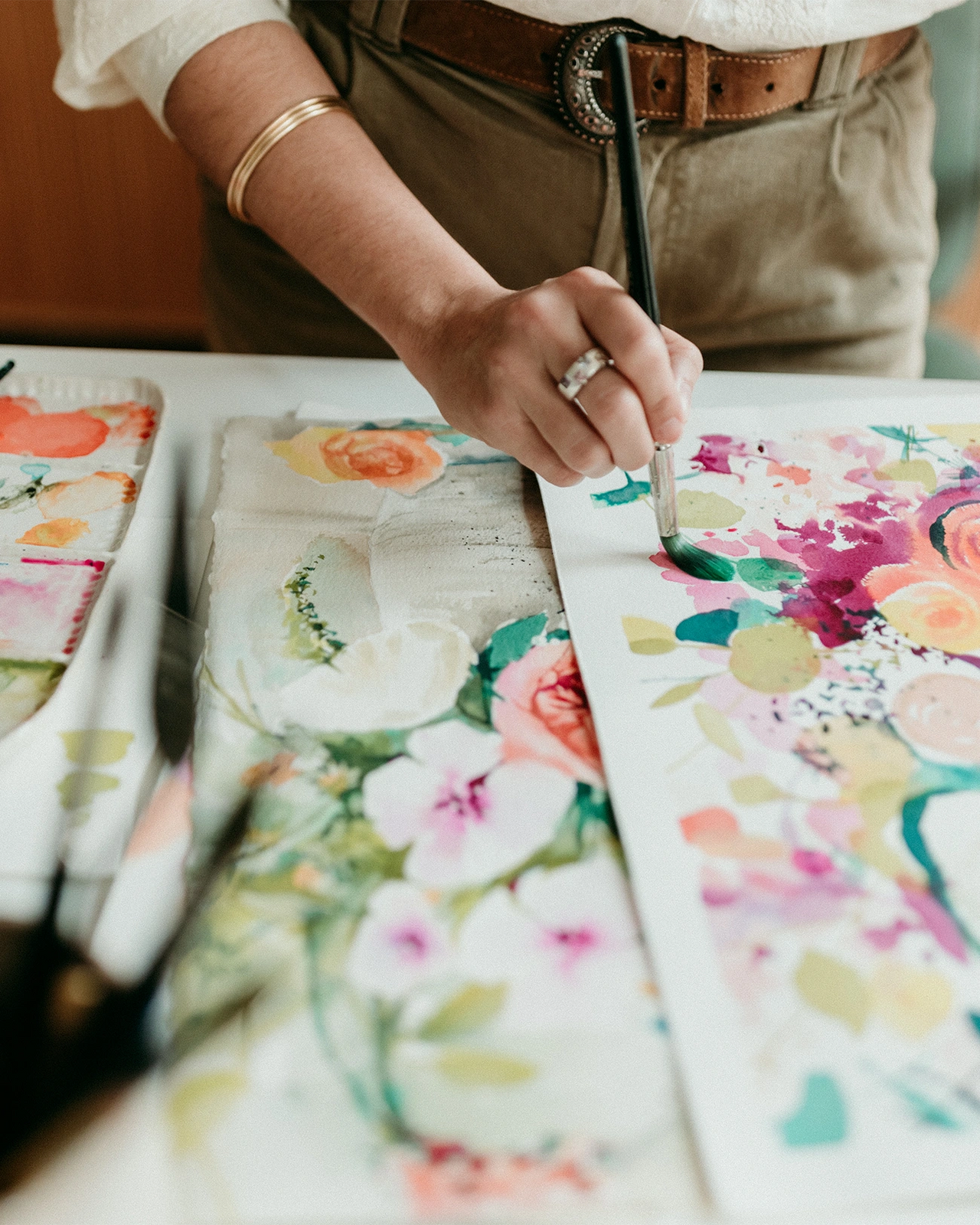 Fleurs Floues