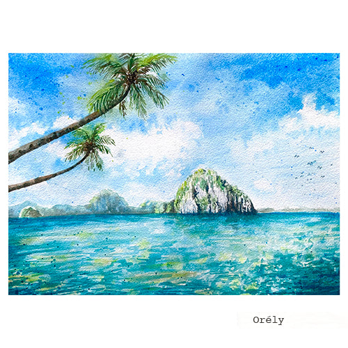 paysage d'une élève du cours